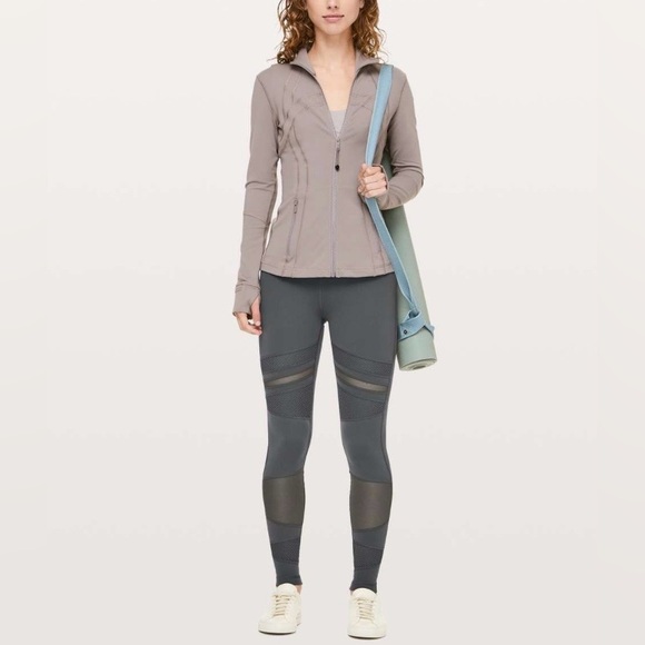 2018 Lululemon Wunder Under High-Rise Tight 28” Mix & Mesh Melanite Size 8 NWOT - Picture 3 of 9